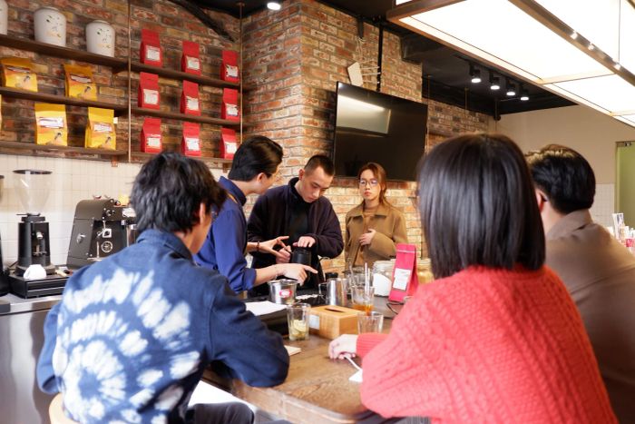 Hình ảnh quầy bar đào tạo tại Vietblend