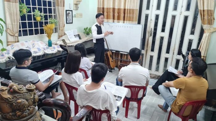 Hình ảnh lớp học đầy cảm hứng tại Mendy Nguyễn Music Class