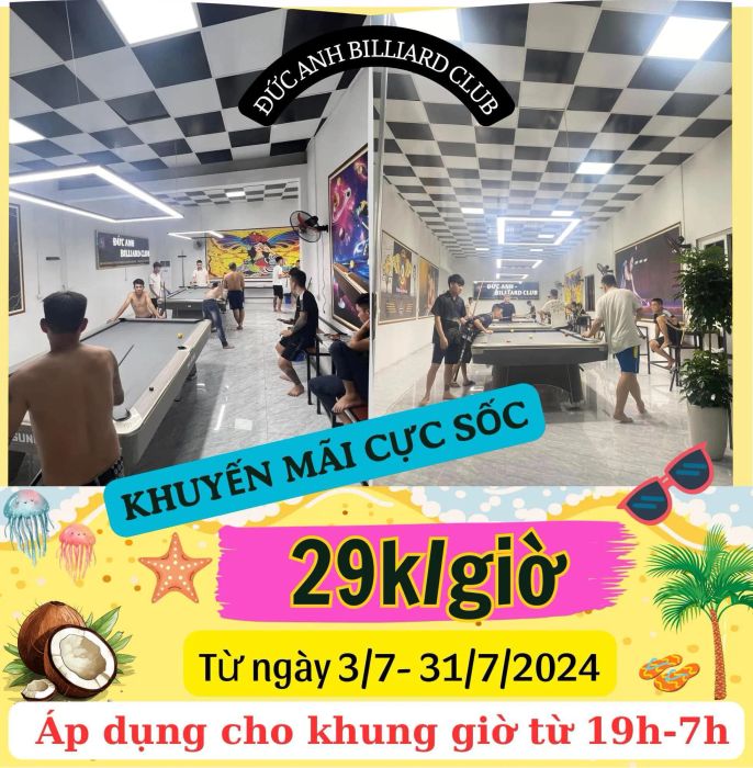 Đức Anh Billiards Club - Không gian sang trọng đẳng cấp