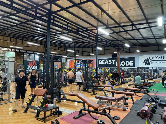Không gian tập luyện hiện đại tại CLB Gym Nai