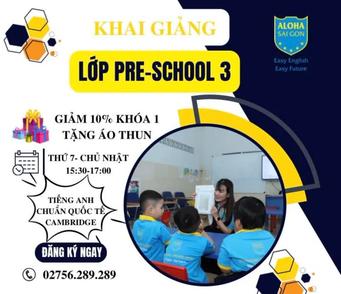 Hình ảnh cơ sở vật chất hiện đại tại Trung tâm Aloha Sài Gòn