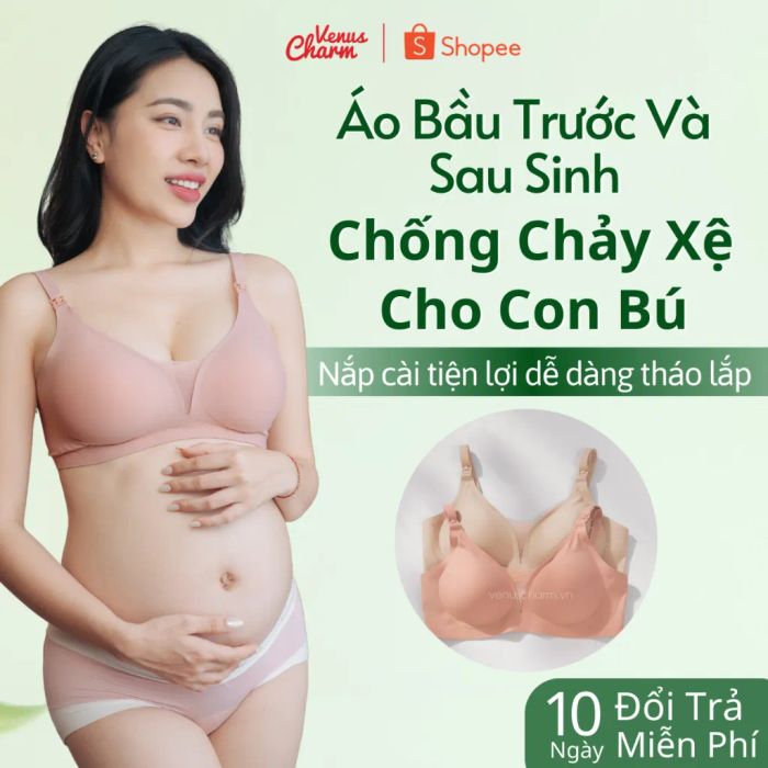 Hình ảnh chi tiết áo lót bầu Venus Charm W116