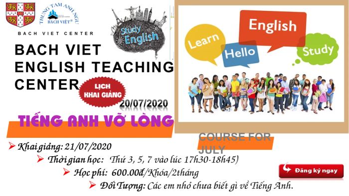 Hình ảnh sống động về không gian học tập tại Trung tâm Ngoại ngữ Bách Việt