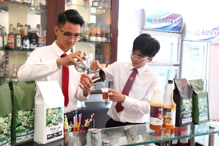 Hình ảnh cơ sở vật chất hiện đại tại Trường Saigontourist