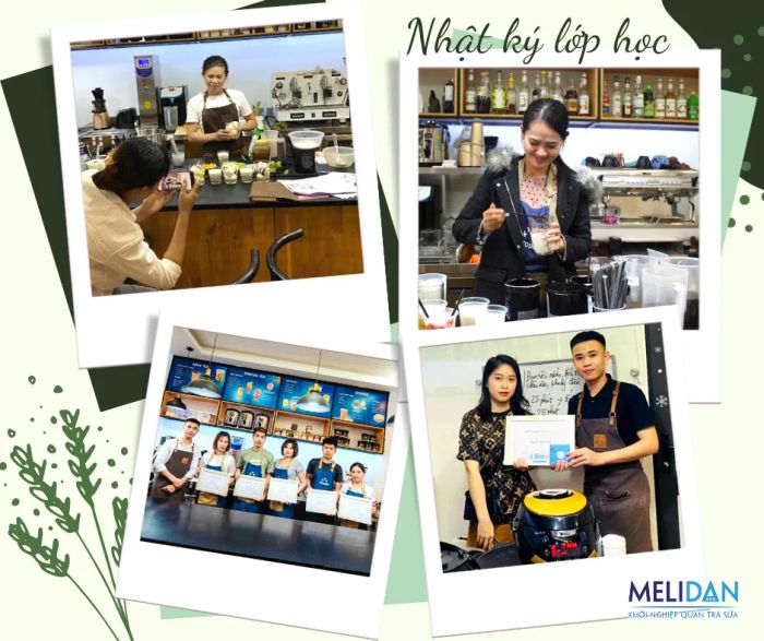 Hình ảnh lớp học thực hành tại Melidan