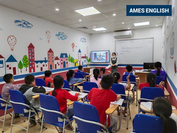 Không gian học tập hiện đại tại AMES English Hạ Long