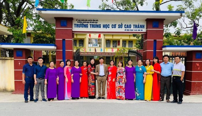 Hình ảnh khuôn viên trường THCS Cao Thành