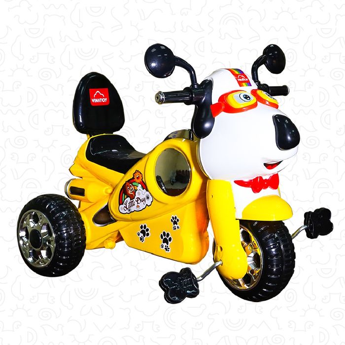 Hình ảnh chi tiết xe ba bánh Chó Thông Minh M1814-X3B (ảnh 2) - Thiết kế sinh động, màu sắc bắt mắt