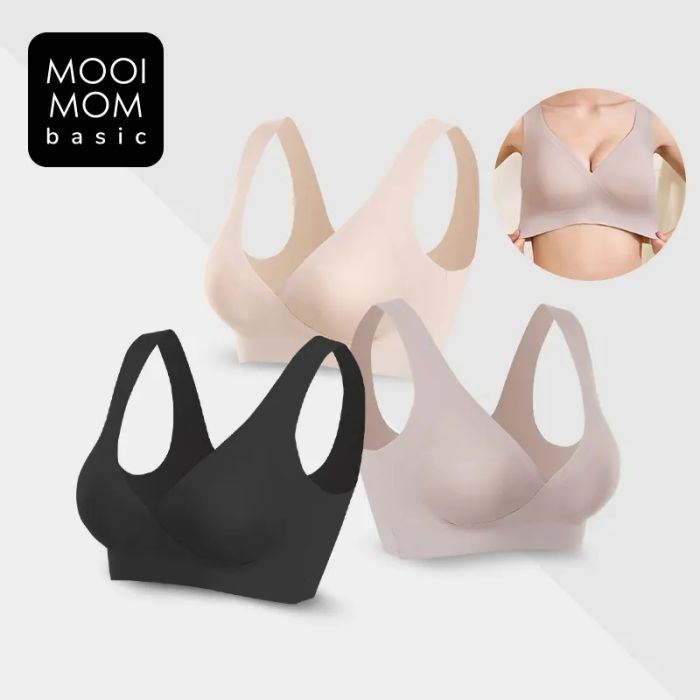 Hình ảnh thực tế áo lót bầu MOOIMOM Basic BRB127