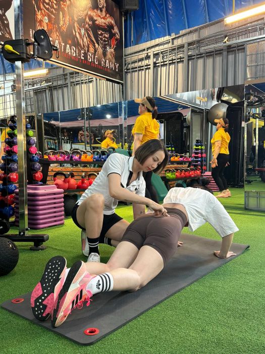 Không gian tập luyện hiện đại tại BBEAR GYM BMT