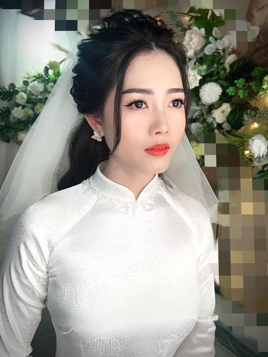 Hình ảnh cô dâu với phong cách make-up tự nhiên tại Trương Ánh Makeup
