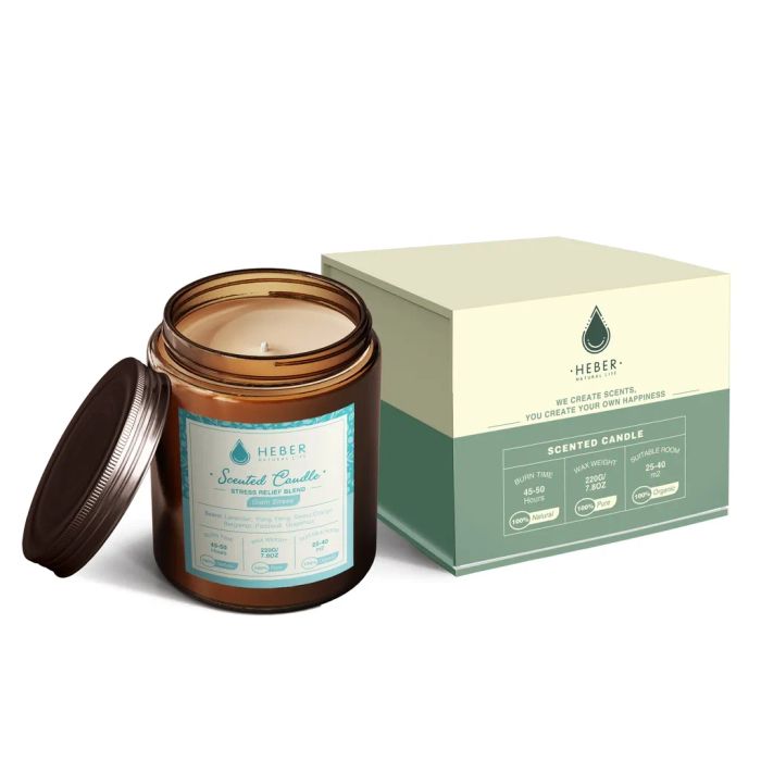 Hình ảnh minh họa nến thơm Heber Natural Life (Nguồn: Internet)