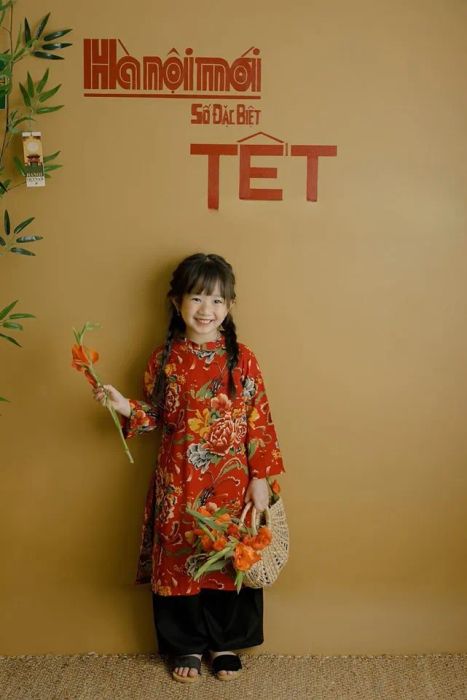 Bộ sưu tập áo dài Tết cho bé tại Minh Shop