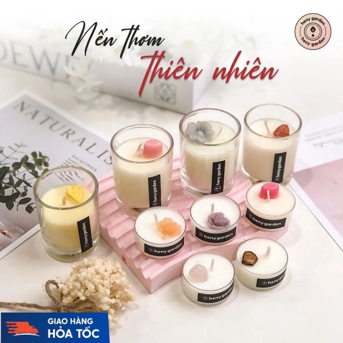Hình ảnh minh họa nến thơm Heny Garden Mini (Nguồn: Internet)