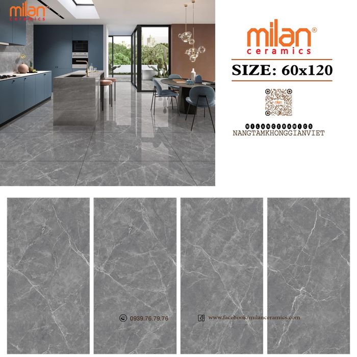 Không gian trưng bày sang trọng tại Milan Ceramics