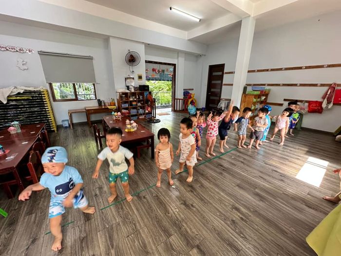 Góc học tập tràn ngập ánh sáng tại Trường mầm non Bồ Công Anh Đà Nẵng