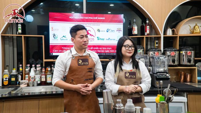 Hình ảnh lớp học thực hành tại Học viện NAMAS