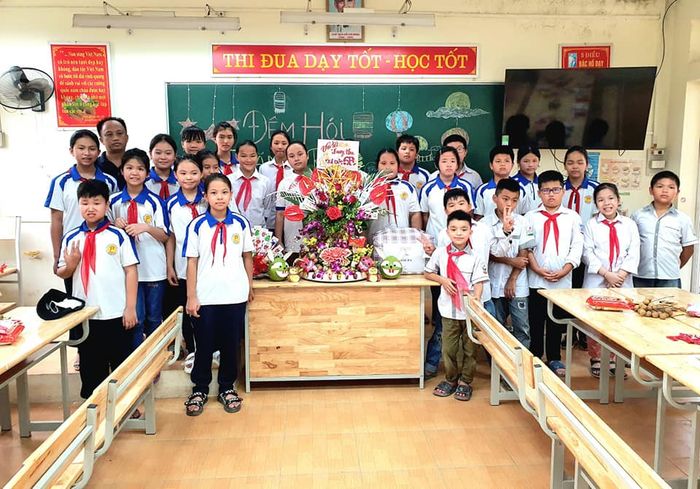 Hình ảnh lớp học Trường THCS Hòa Xá