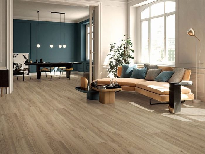 Hình ảnh sàn gỗ Elegant trong không gian sang trọng