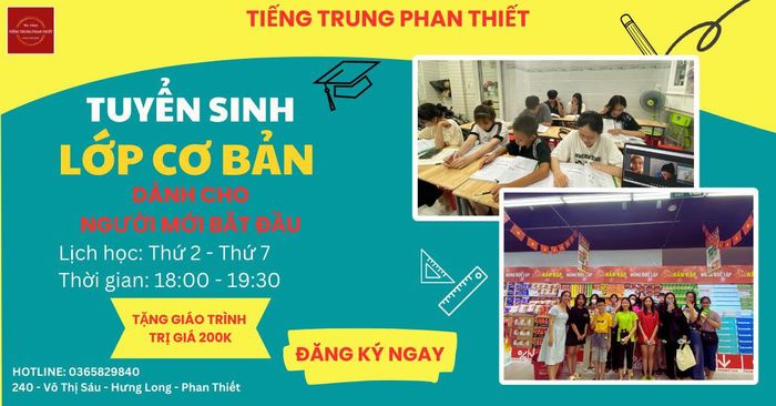 Hình ảnh hoạt động giảng dạy tại Tiếng Trung Phan Thiết - Cô Châu