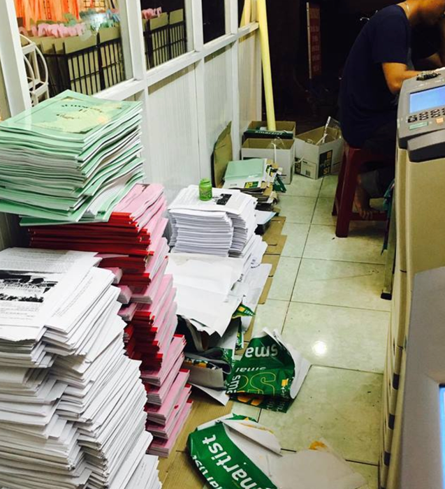 Không gian làm việc hiện đại tại Photocopy Minh Thư