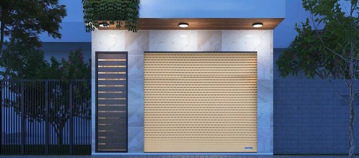Hình ảnh thực tế cửa cuốn Alphadoor phiên bản cao cấp