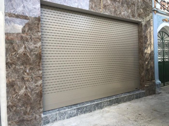 Hình ảnh ứng dụng cửa cuốn Alphadoor trong công trình