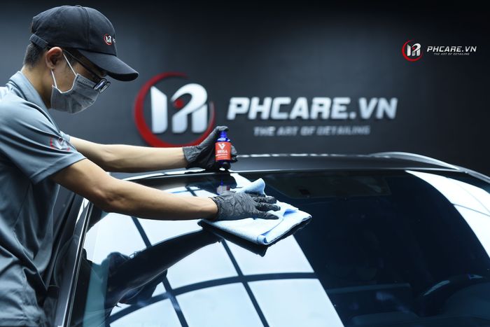 Hình ảnh không gian phủ ceramic tại Phcare.vn