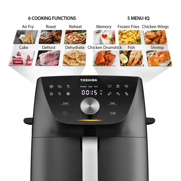 Hình ảnh nồi chiên không dầu Toshiba phiên bản mới nhất 2023