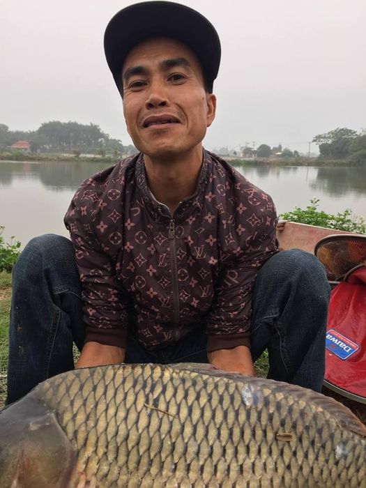 Không gian xanh mát tại Hồ câu Đầm Giếng