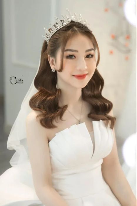 Vẻ đẹp rạng ngời của cô dâu tại Calila Bridal