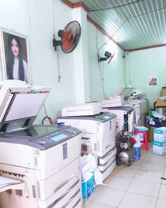 Không gian làm việc chuyên nghiệp tại Photocopy Ánh Nguyệt