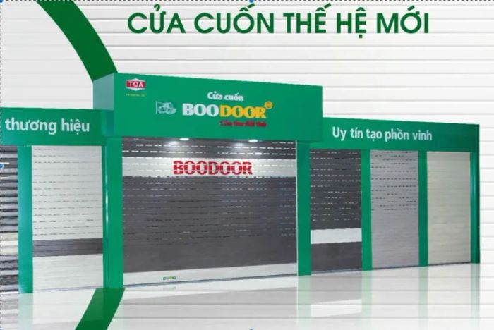 Hình ảnh thực tế cửa cuốn BooDoor phiên bản cao cấp