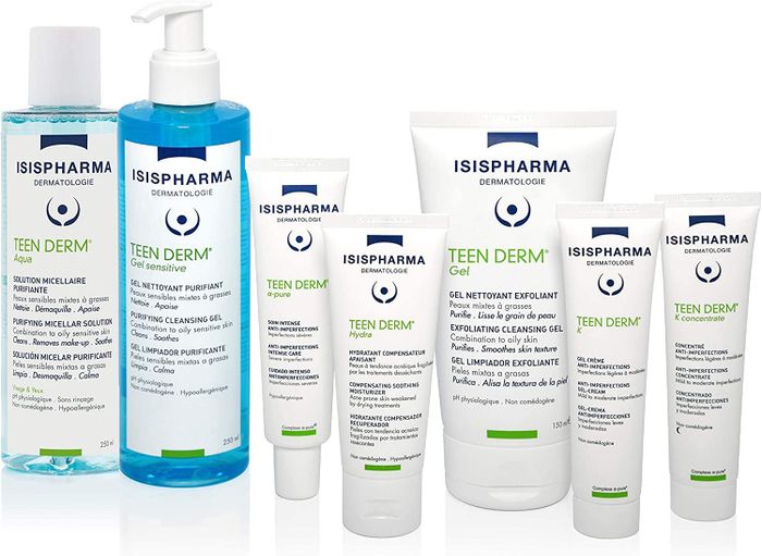 Bộ sưu tập sản phẩm trị mụn và chăm sóc da của Isis Pharma