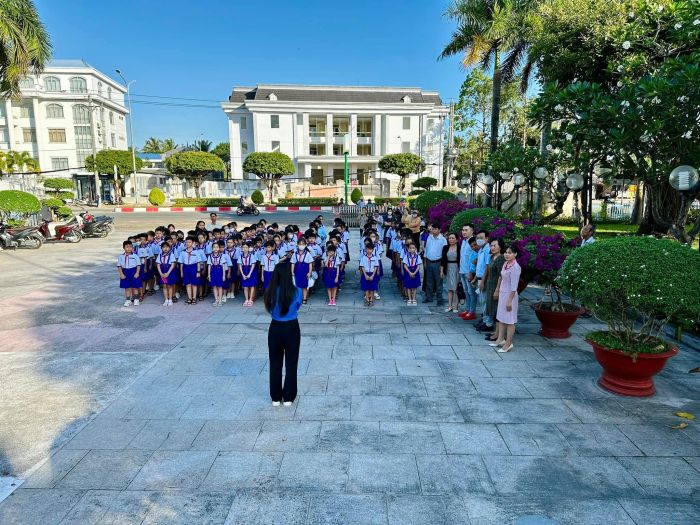 Hình ảnh ấn tượng về Trường Tiểu Học Lê Quý Đôn - góc nhìn toàn cảnh