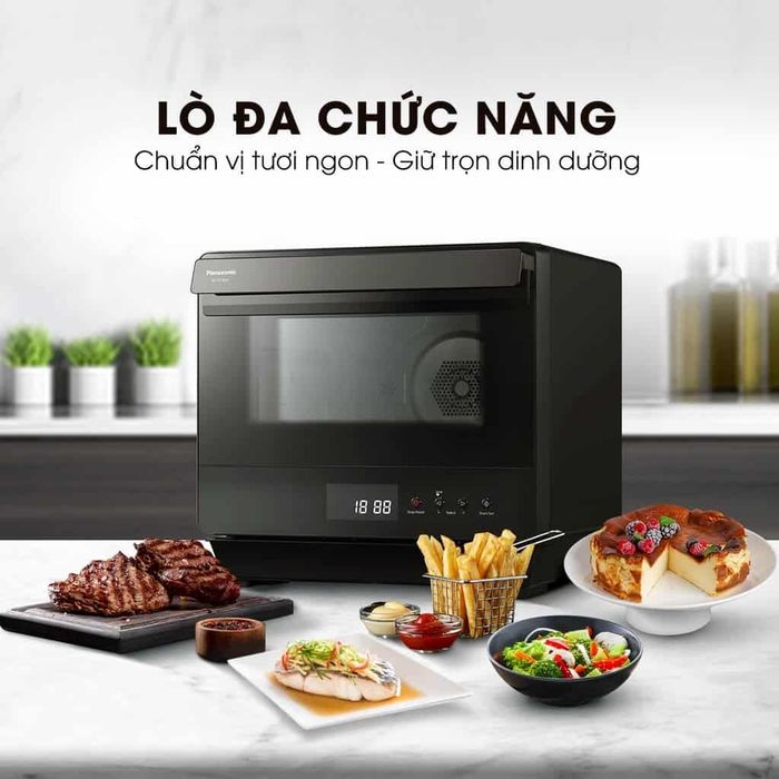 Hình ảnh nồi chiên không dầu Panasonic - Thiết kế tối giản, hiện đại