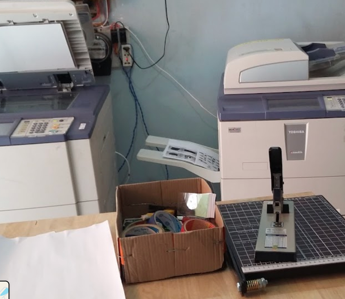 Không gian làm việc hiện đại tại Tiệm Photocopy Thành Thị