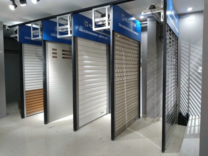 Hình ảnh ứng dụng cửa cuốn Austdoor trong công trình thực tế
