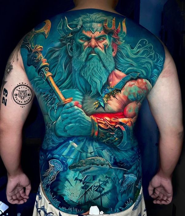 Tác phẩm nghệ thuật tại Tattoo Thiện Béo