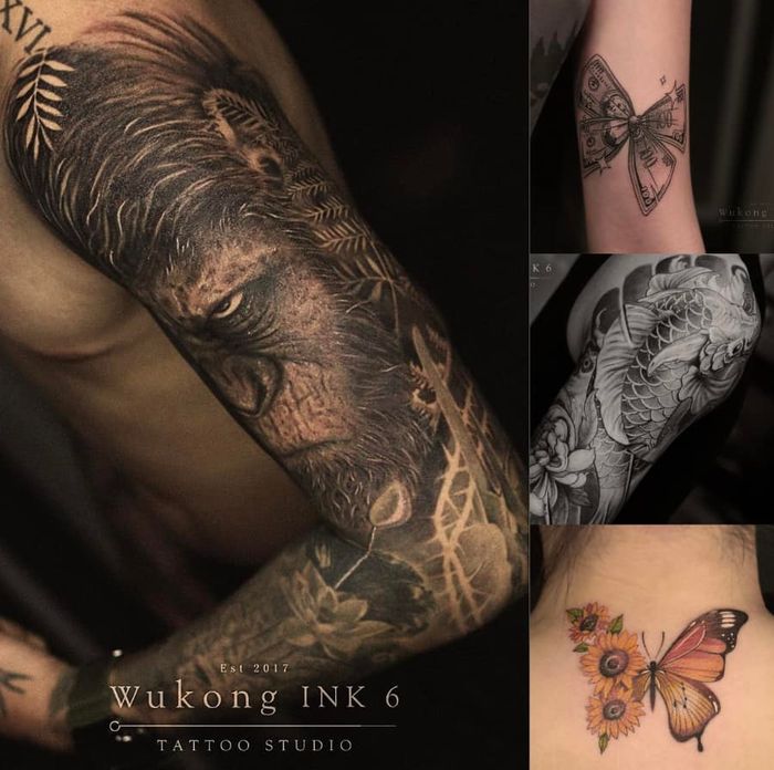 Tác phẩm nghệ thuật ấn tượng tại Wukong INK 6