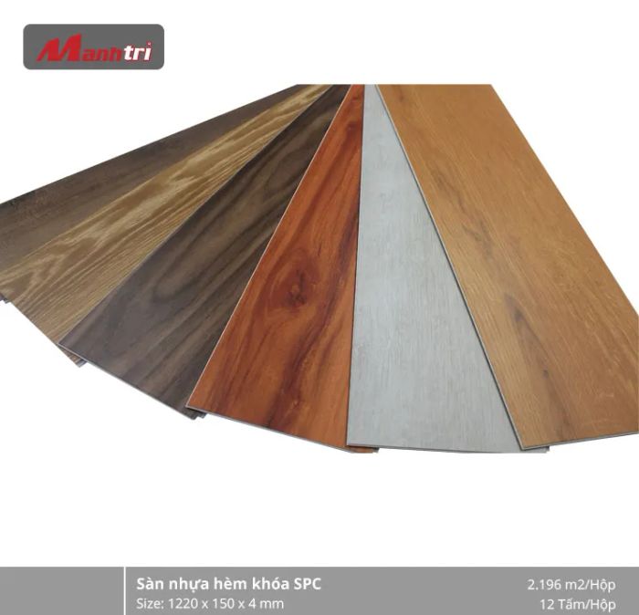 Hình ảnh thực tế sàn nhựa Mạnh Trí SPC - Vẻ đẹp tinh tế