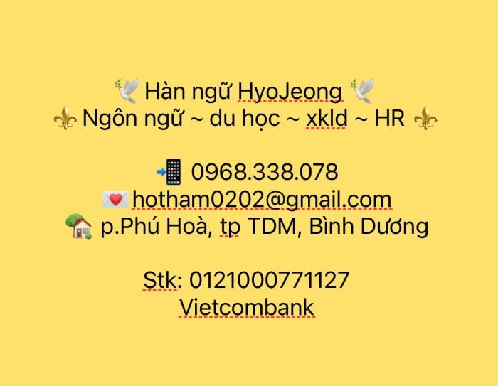 Hình ảnh Hàn Ngữ HYO JEONG 1
