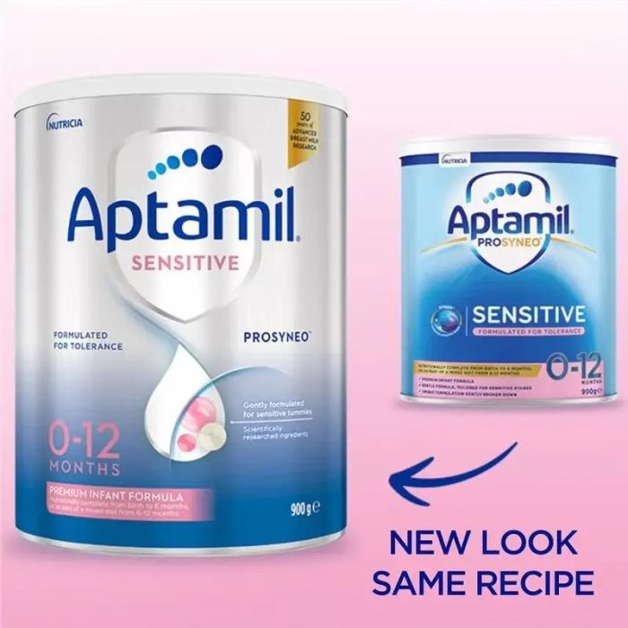 Hình ảnh bao bì Sữa Aptamil Úc Prosyneo Sensitive Infant