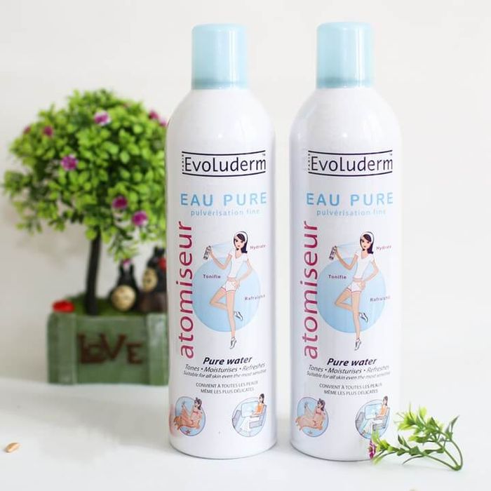 Hình ảnh thực tế Xịt khoáng Evoluderm