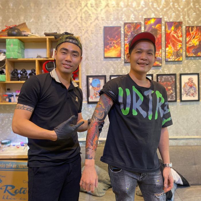 Tác phẩm nghệ thuật đương đại tại Nam Phong Tattoo Modern