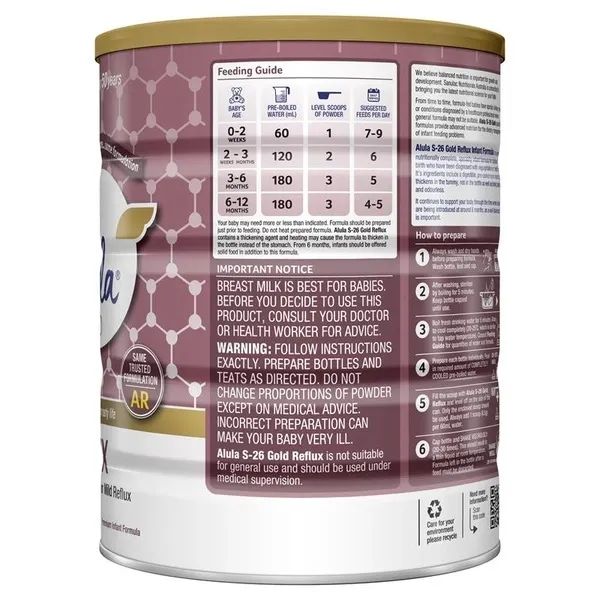 Sữa S26 Gold Alula Anti Reflux For Regurgitation hình ảnh 2