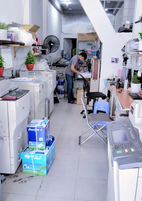 Không gian phục vụ tại Tiệm Photocopy Ngọc Minh