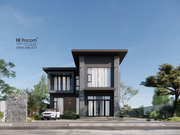 Hình ảnh thiết kế nhà phố ấn tượng bởi Kitocom