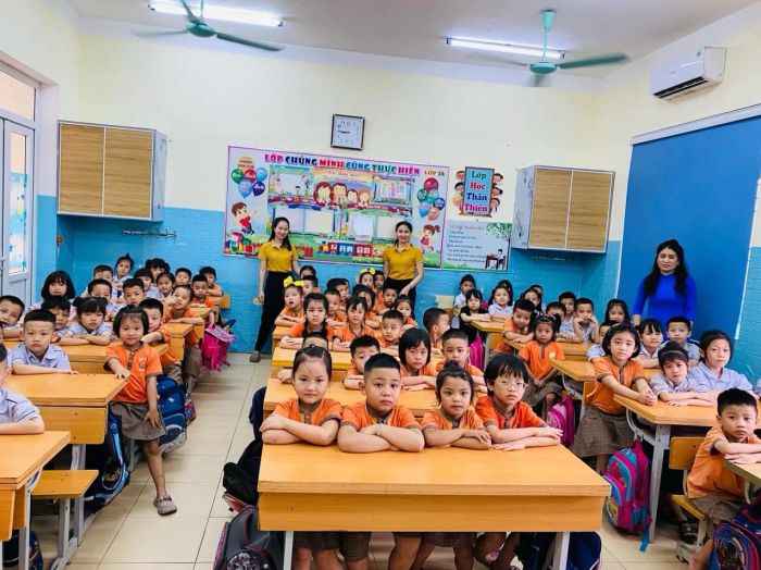 Hoạt động học tập sáng tạo tại Tiểu học Nghi Ân