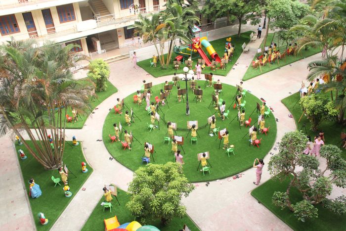Không gian học tập hiện đại tại Trường Mầm Non Hữu Nghị Quốc Tế